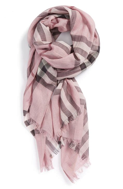 burberry pink silk scarf|burberry silk scarf nordstrom.